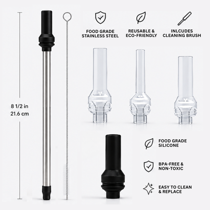 Remplenish™ Myo-Nozzle Steel Bottle Kit